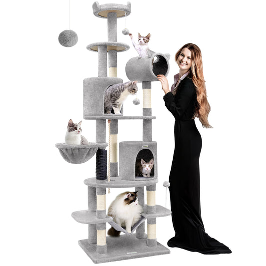 81" Cat Tree/ Tower for Large Cats | Activity Center '