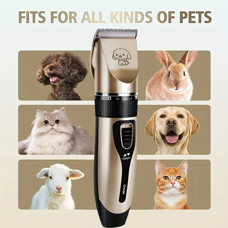 Pet Hair Trimmer Kit ;Electric Precision Clippers;