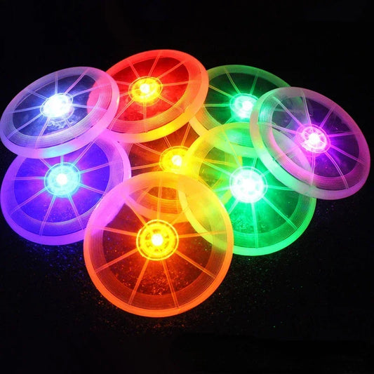 Dog Toy LED Luminous Flying Disc ;