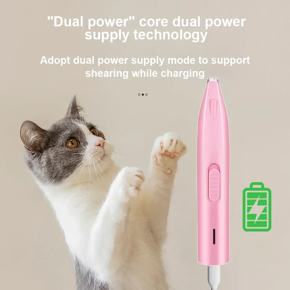Dog/Cat Paw Hair Trimmer; Electric Pet Foot Hair Trimmer ; Pet Ear Hair trimmer;
