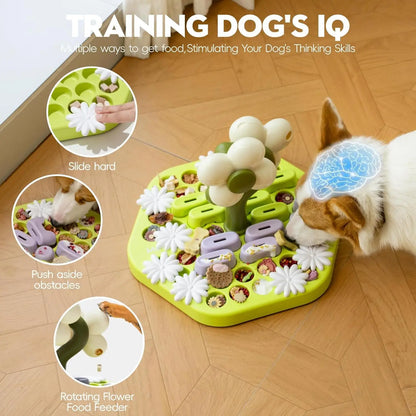 4 Dog Puzzle Toy Enrichment Toys; IQ Training;