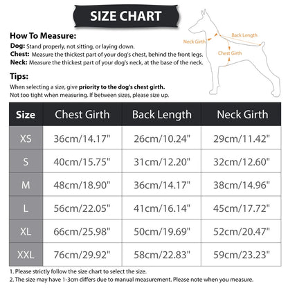 Winter Dog  Coats; BackZipper; Windproof;