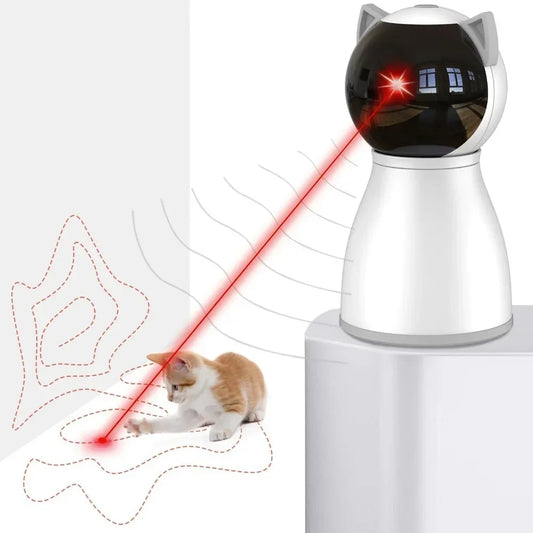 Laser Cat Toys for Indoor Cats; Motion Activated Rechargeable [
