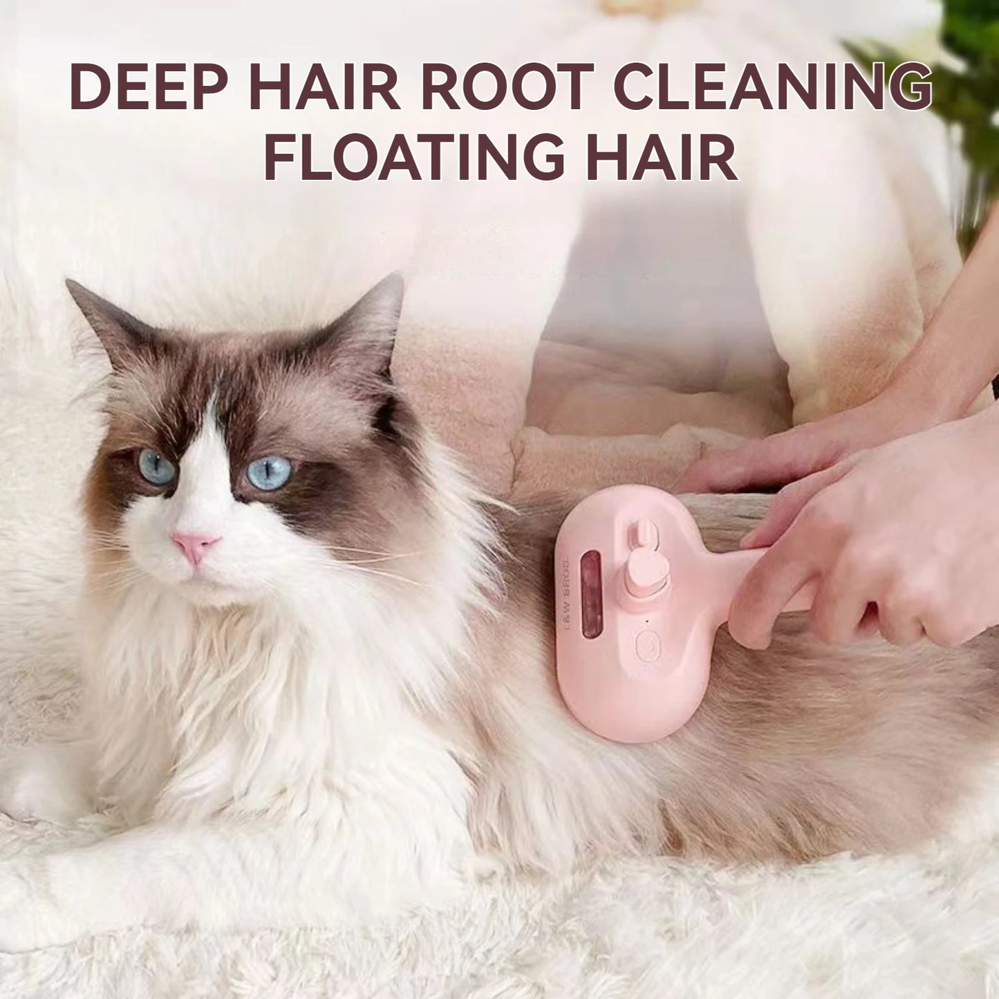 Cat Steam Brush;  Pet Spray Hair Removal Comb;