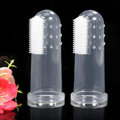 Pet finger Toothbrush; Super Soft Pet Finger Toothbrush;Cleaning Brush Bad Breath/ Tartar Tooth Care;