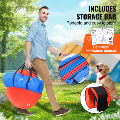 Dog Agility Training Equipment 5PCS Set Upgrade;