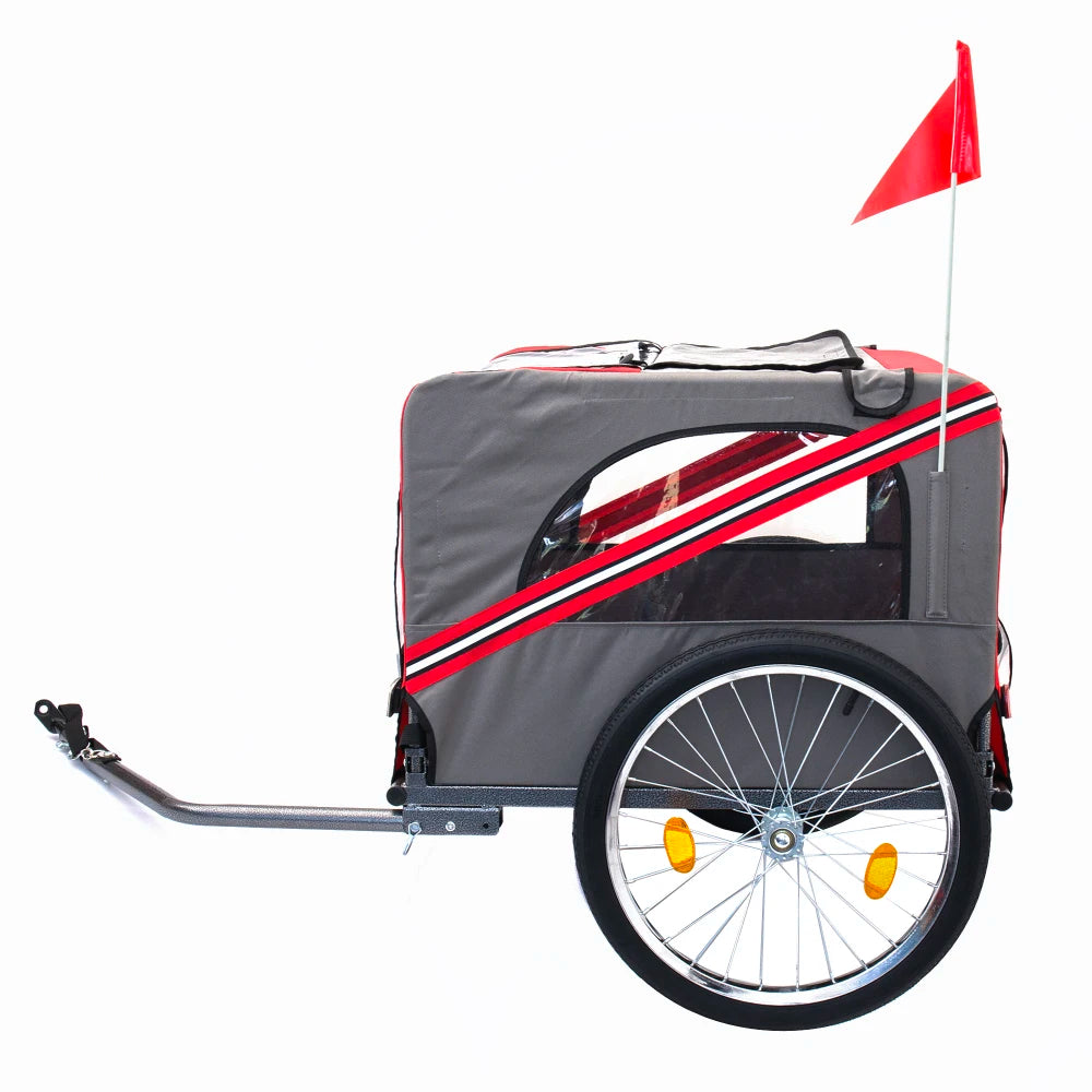 Heavy Duty Foldable  Dog Bicycle Trailer,,