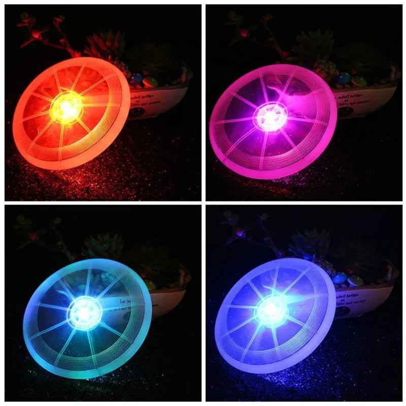 Dog Toy LED Luminous Flying Disc ;
