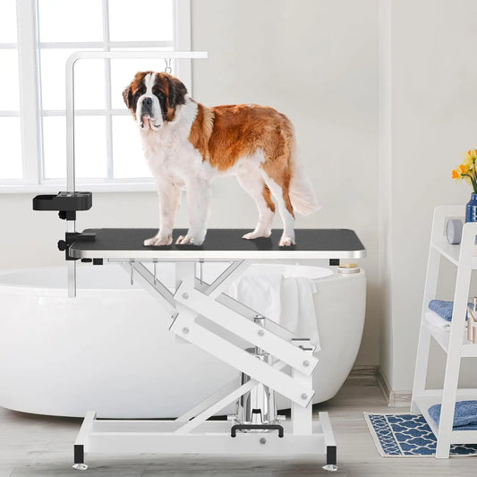 Professional Pet Grooming Table ; Hydralic lift;