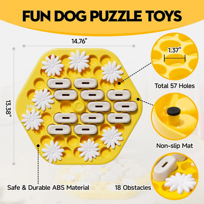 Dog Puzzle Toys; Slow Feeder;  Interactive Puzzle Game ;
