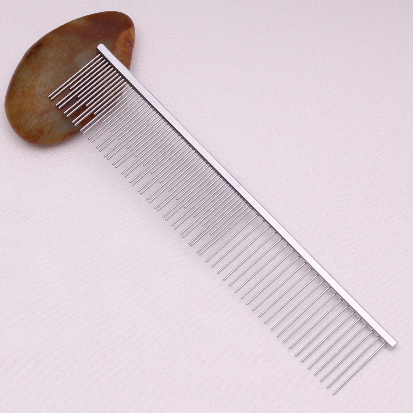 Copper Dog Grooming Combs; Pet Boundary Knot Massage Tools; Professional Salon  Hair Cleaning Crescent High/ Low Teeth