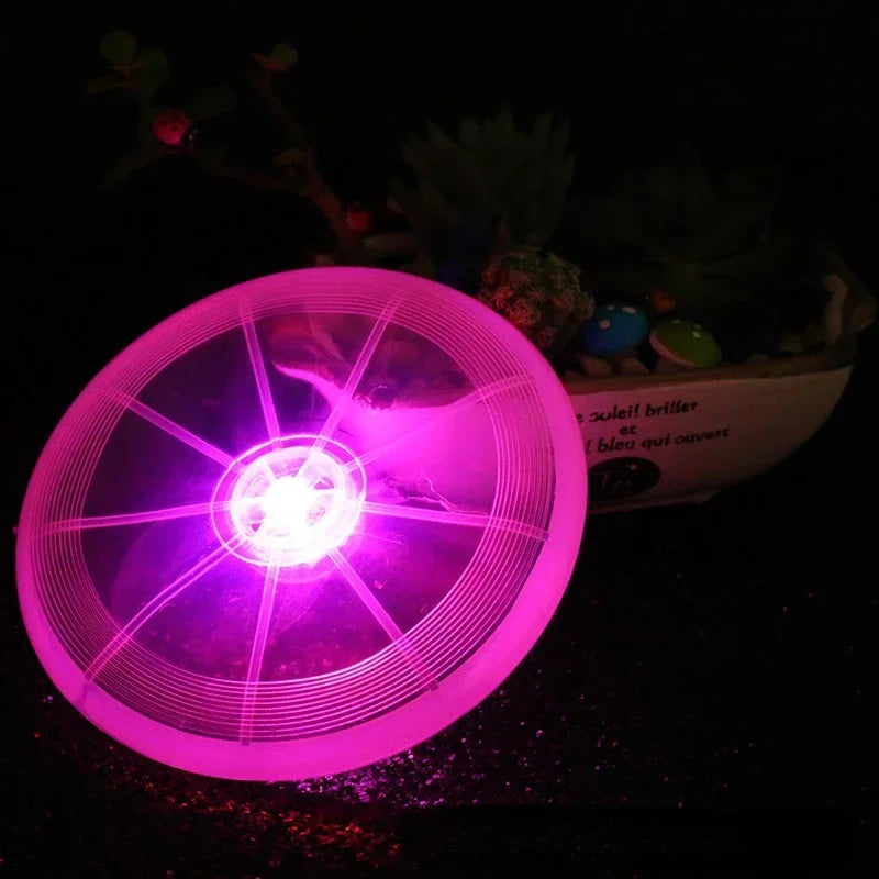 Dog Toy LED Luminous Flying Disc ;