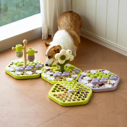 4 Dog Puzzle Toy Enrichment Toys; IQ Training;