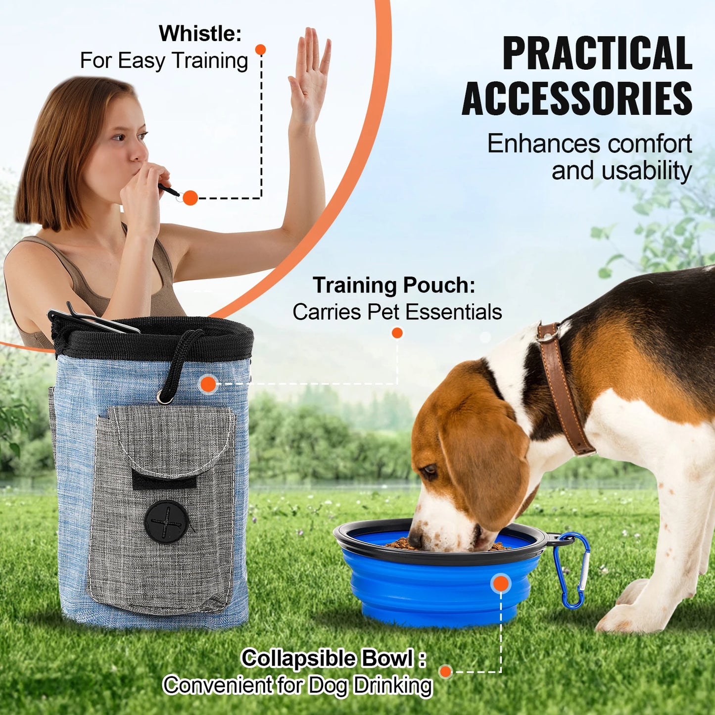 Dog Agility Training Equipment 5PCS Set Upgrade;