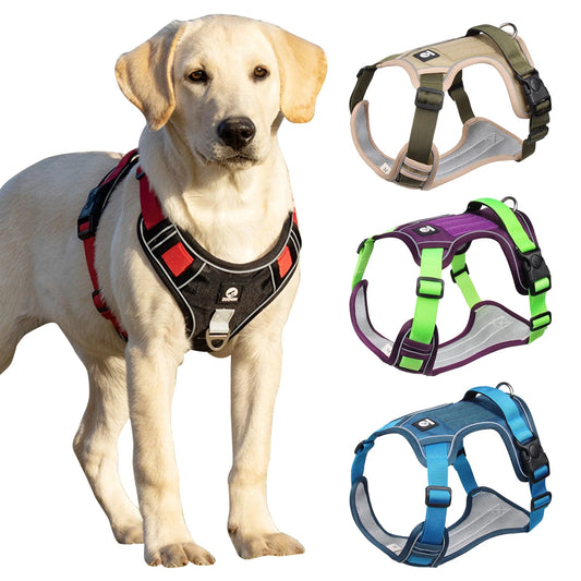 Dog Harness Reflective;  Tactical Vest 1680D Waterproof;