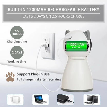 Laser Cat Toys for Indoor Cats; Motion Activated Rechargeable [