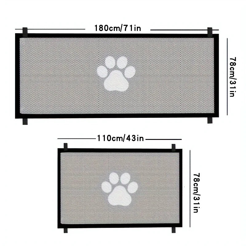Pet Partition Safety Net; Portable Polyester Net Gate;