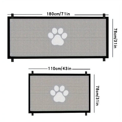 Pet Partition Safety Net; Portable Polyester Net Gate;
