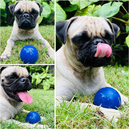 SuperChewy Tough Dog Ball;Strong Natural Rubber;