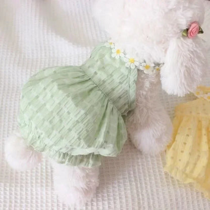 Daisy Dress Dogs; Dog Clothes ;  Cute Summer Girl Dog;