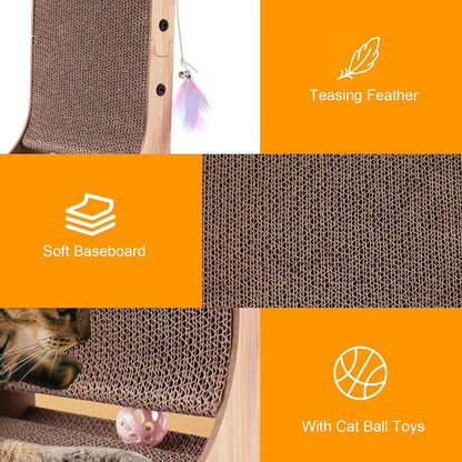 Cat Scratchers for Cats, , Cardboard Cat Scratching;