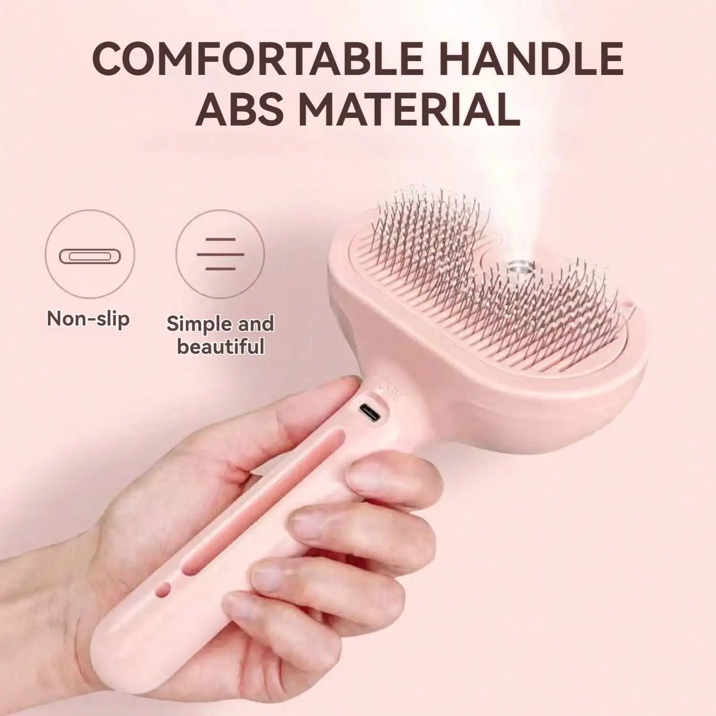Cat Steam Brush;  Pet Spray Hair Removal Comb;