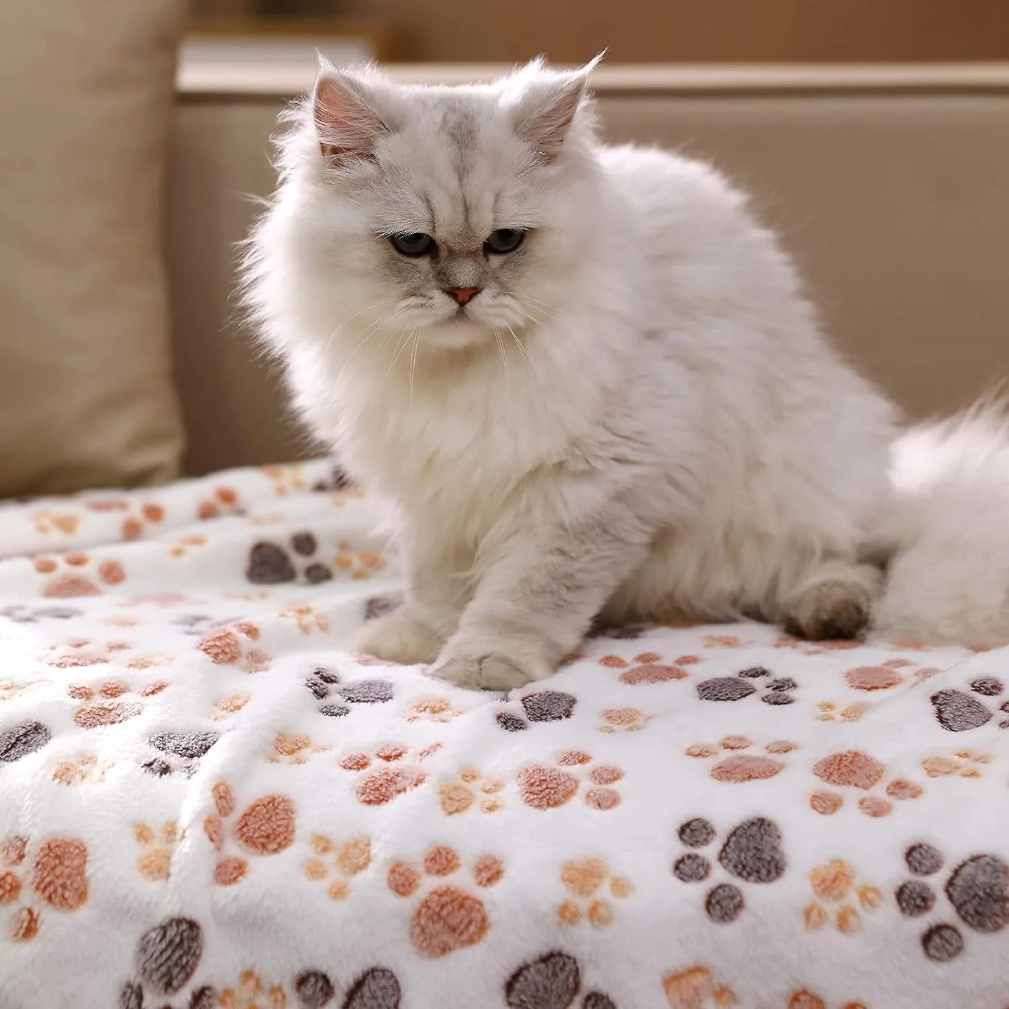 S/M/L Soft Fluffy High Quality Pet Blanket; Cute  Pattern Pet Mat; Warm and Comfortable Blanket for Cat/ Dogs ;