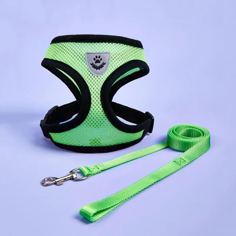 Dog Adjustable Harness / Vest & Walking Lead;