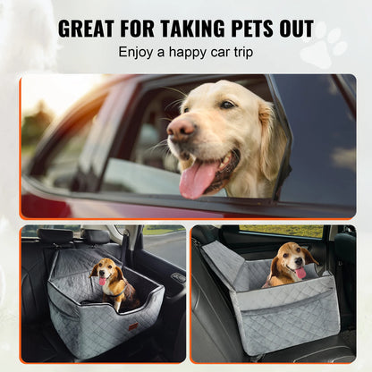Dog Car Seat; Dog Booster Seat for Car; 55 lbs