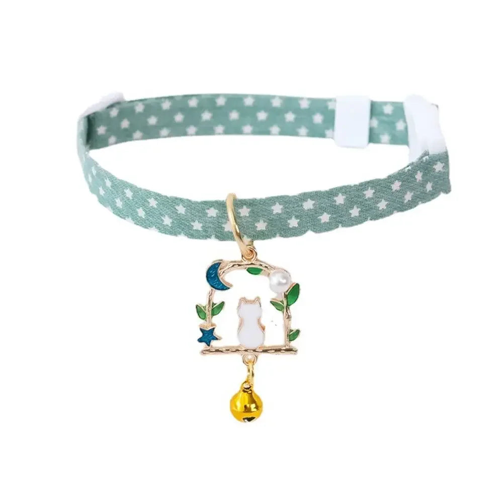 Cute Kitten Collar; Pet  Safety Necklace Breakaway; Adjustable ;