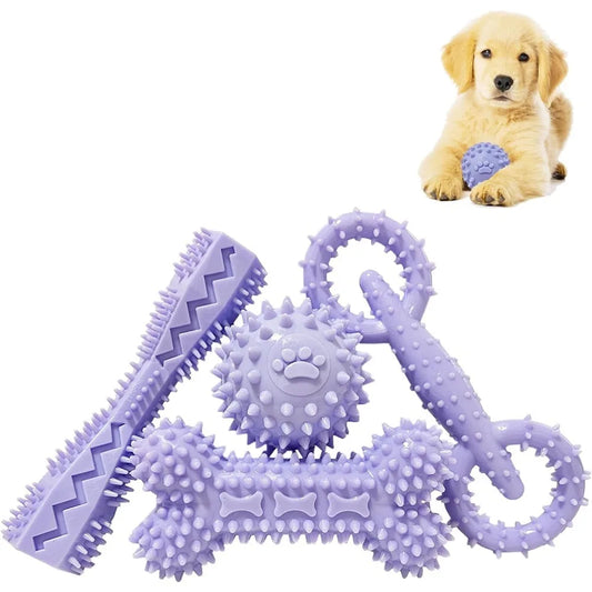 Puppy Toys for 2-8 Months;  Dog Chew Toy for Small Puppies ;Teething Toys for puppies soft rubber;