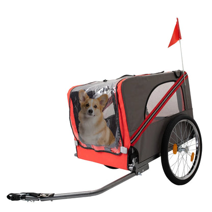 Heavy Duty Foldable  Dog Bicycle Trailer,,
