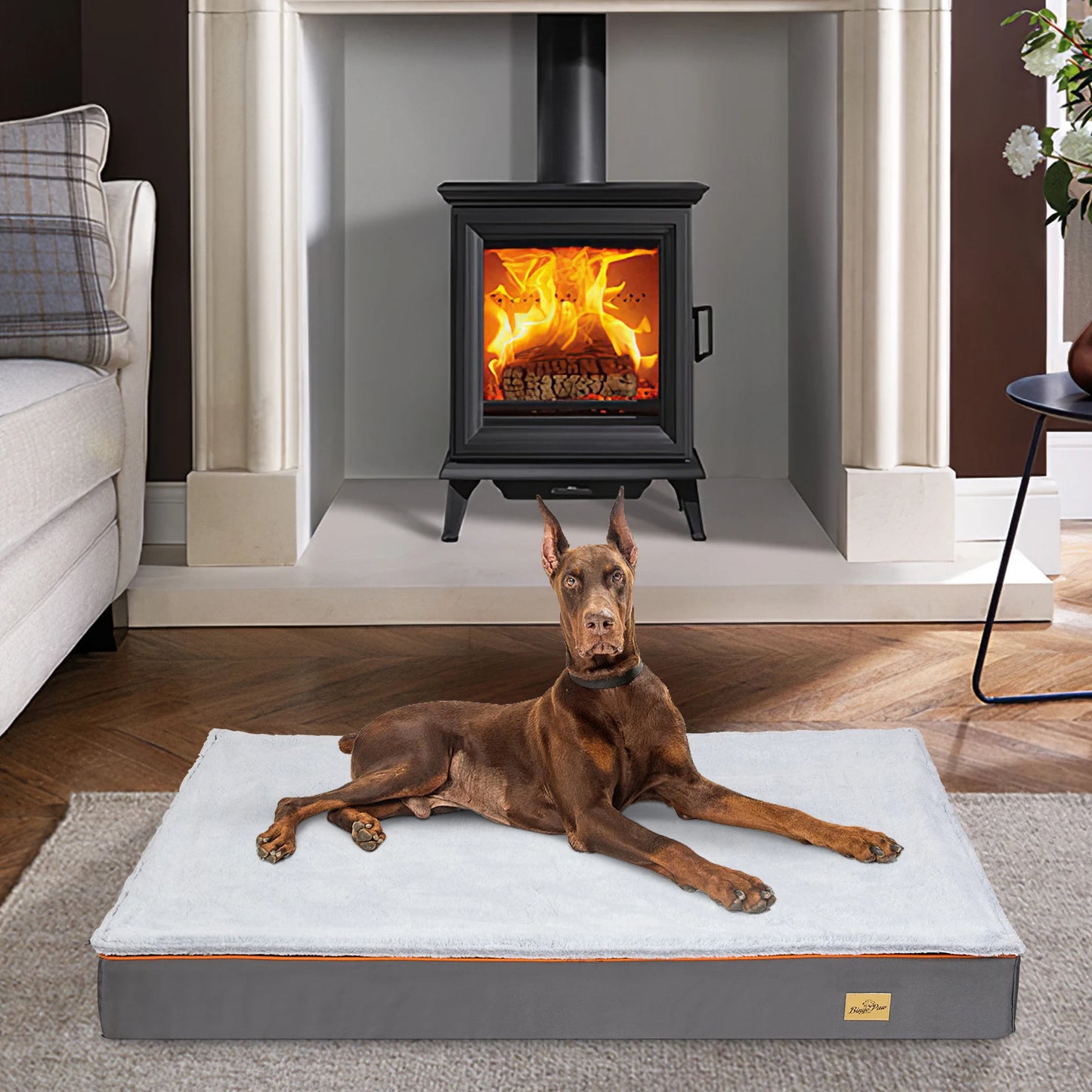 Dog Bed XL ; Padded Orthopedic Cushion; Washable;