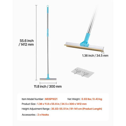 Pet Hair Removal Carpet Rake; Adjustable Handle; Pet Hair Broom Tool;