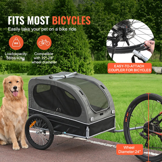 Pet Bike Trailer Carrier