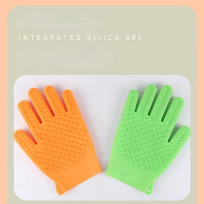 New Pet Hair Removal Glove; Bath Massage;