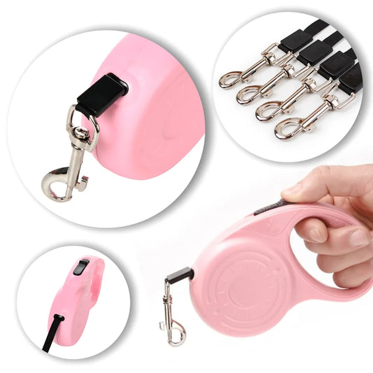 Retractable Dog Leash  Dogs;  Long Traction Rope;