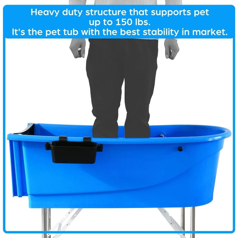45" Pet Grooming Bathtub; Dog Wash Station |; Heavy Duty Bathing Tub (Bathtub Only)