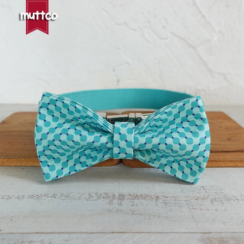 Dog bow tie collar leash WATERPOOF  collar 5 sizes