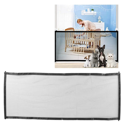 Pet Safety Barrier; Dog Isolation Mesh Gate;