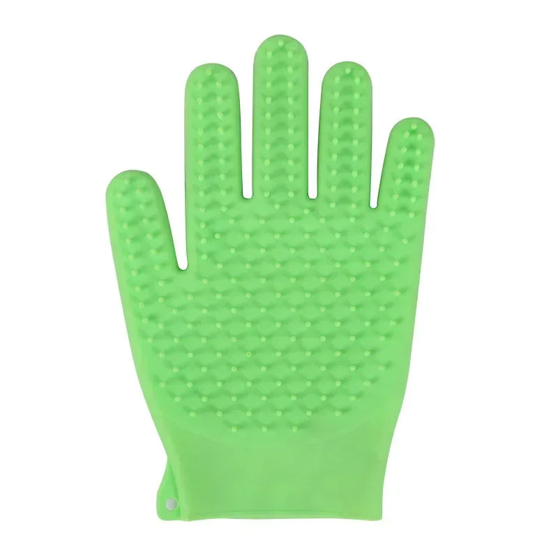 New Pet Hair Removal Glove; Bath Massage;
