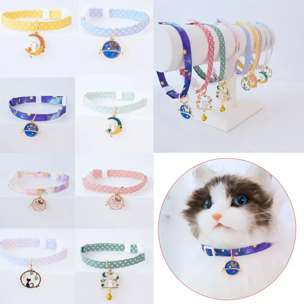 Cute Kitten Collar; Pet  Safety Necklace Breakaway; Adjustable ;