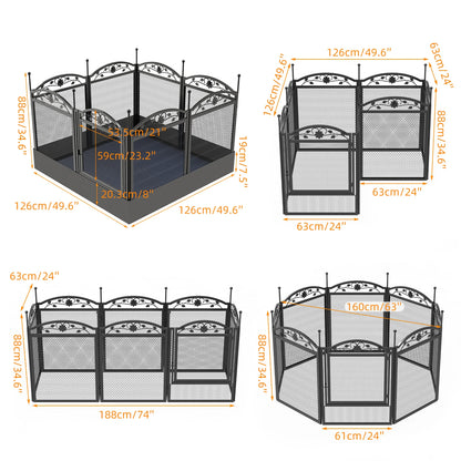 Heavy Duty Dog Playpen; Outdoor/ Indoor; Dog Whelping, pen;