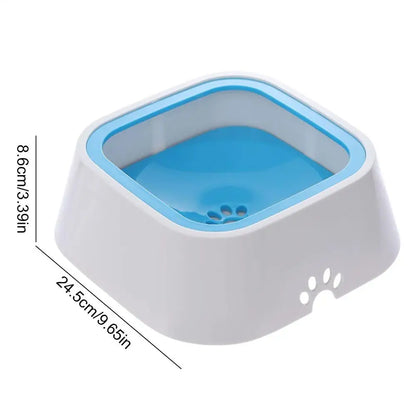 No Drip Pet Water Bowl;  Large Capacity Anti-Slip Water Feeder ;