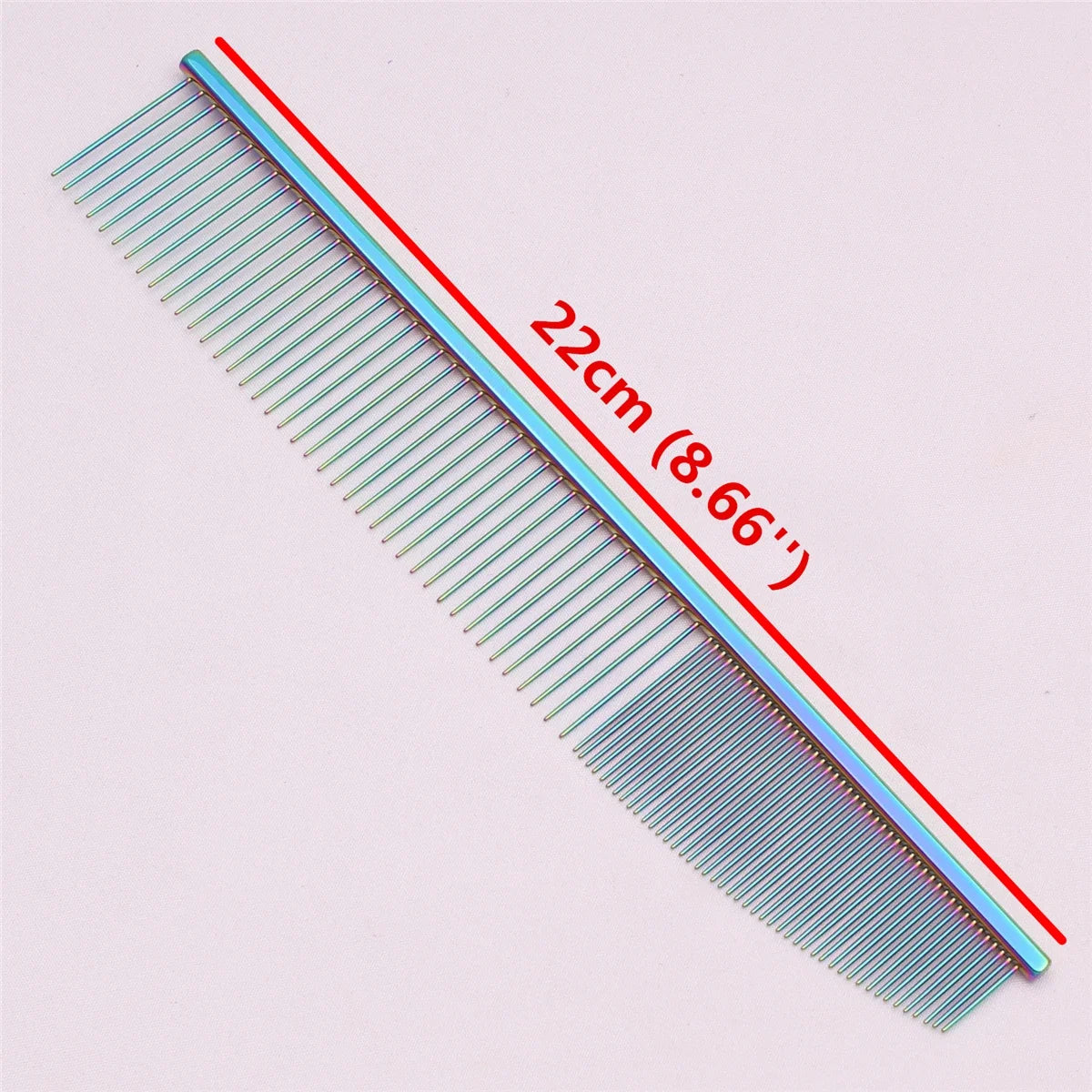 Copper Dog Grooming Combs; Pet Boundary Knot Massage Tools; Professional Salon  Hair Cleaning Crescent High/ Low Teeth