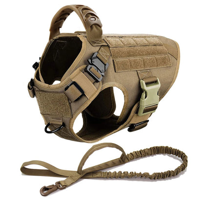 Large Dog Harness Leash Set; Walking Vest Dog Harness'