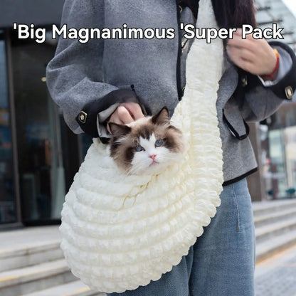 Portable Bag Dog Backpack; Breathable Pet Body  Bag  for Small Dogs; Daily Use Walking Travel bag;