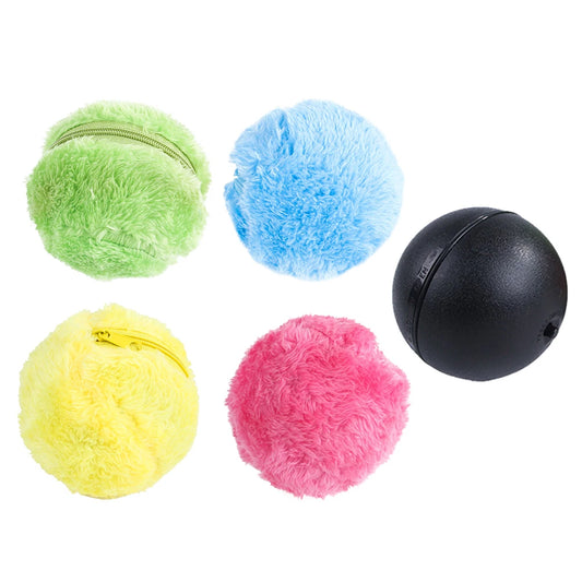 5pcs Pet Electric Balls Battery Powered ;