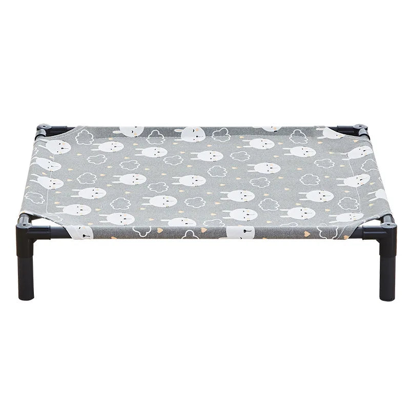 Elevated Dog Bed ; Portable Folding Pet Camping Bed;, Breathable Washable for Indoor Outdoor;
