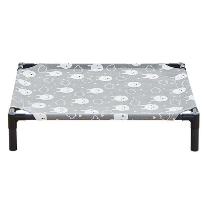 Elevated Dog Bed ; Portable Folding Pet Camping Bed;, Breathable Washable for Indoor Outdoor;